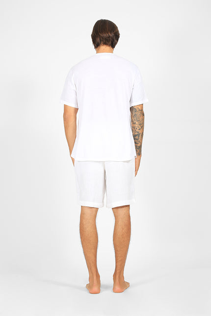 Harris - Irregular Check Appliqué Short Sleeves T-Shirt