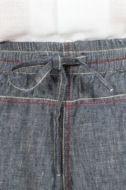 Connor - Linen Denim Shorts