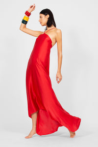 Ilythia - Flowy halter dress