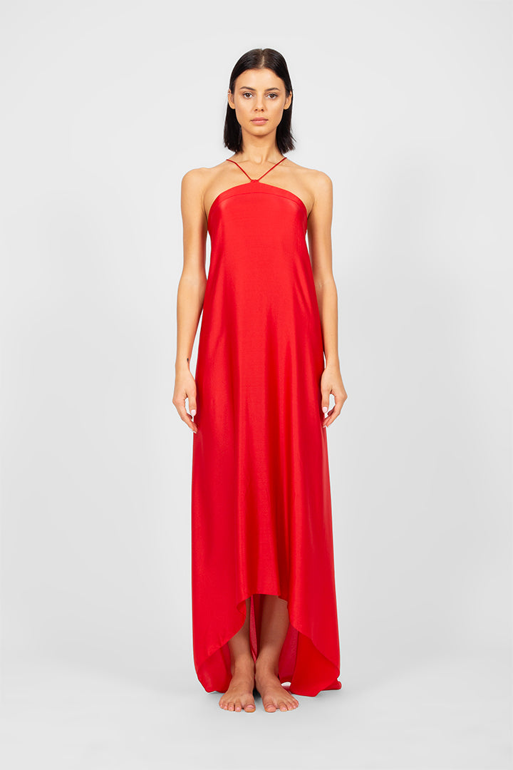 Ilythia - Flowy halter dress