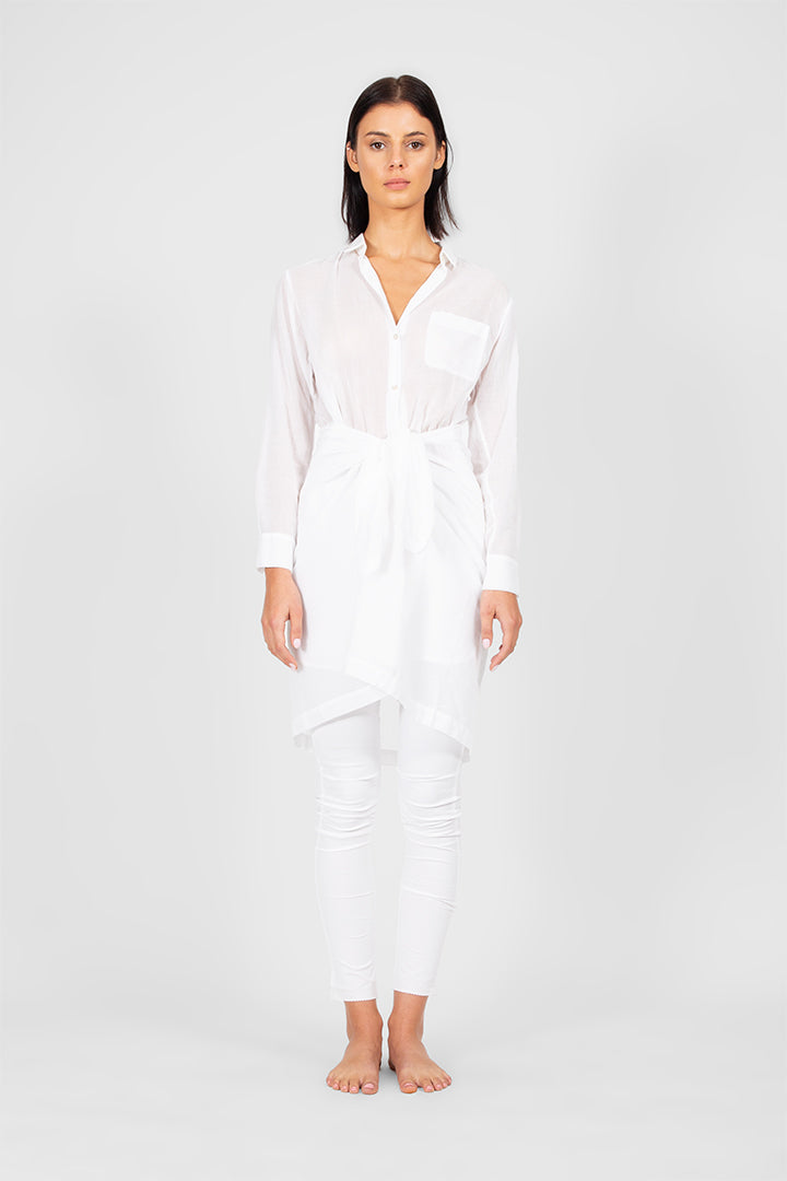 Alma - Signature wrapped shirt dress