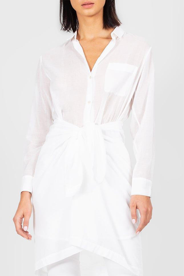 Alma - Signature Wrapped Shirt Dress