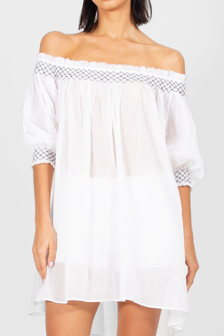 Smock - Smocked babydoll dress