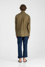 Koha - Unisex Silk Military Shirt.