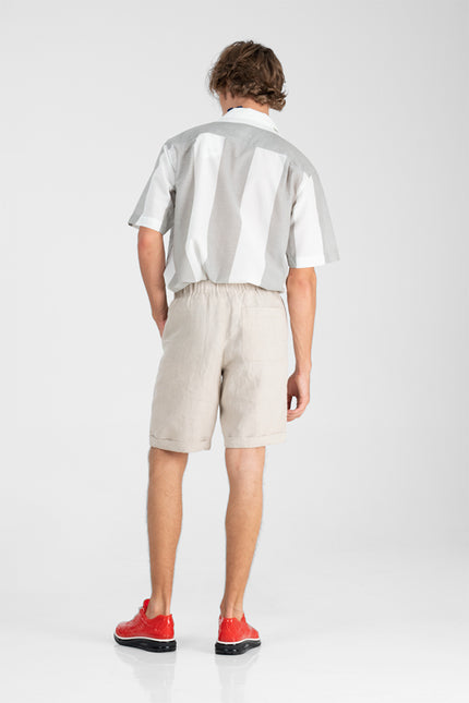 Benja - Elastic Waisted Short Pants
