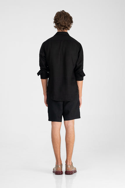 Calli - Classic linen long sleeve shirt
