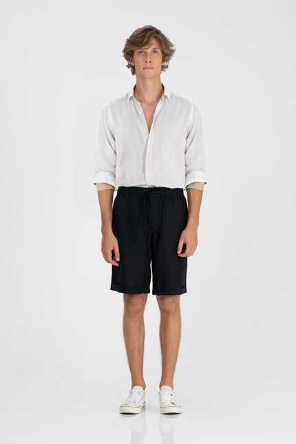 Benja - Elastic Waisted Short Pants