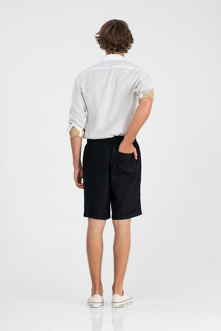 Benja - Elastic Waisted Short Pants