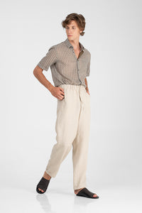 Marvin - Elastic waisted long pants