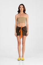 Keali - Reversible knotted short pants