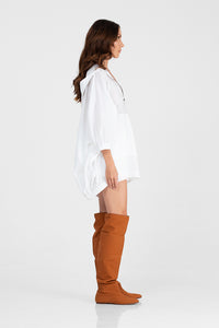 Jacolyn - Oversized egg shaped parka dress