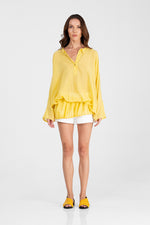 Kanaia - Asymmetric drawstring shirt