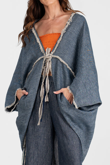 Kamai - Diamond shaped linen outer
