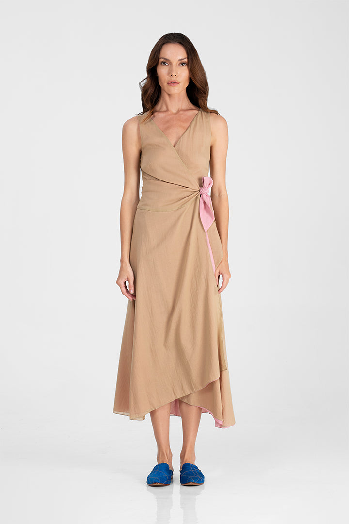 Lena - Reversible wrap around dress