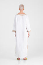 Kailani - Deep neck embroidered dress