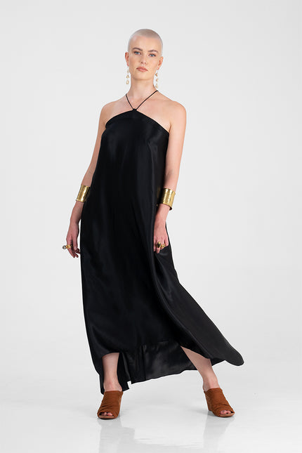 Ilythia - Flowy Halter Dress