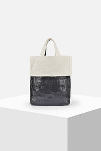 Bucket - Dual fabric reversible tote