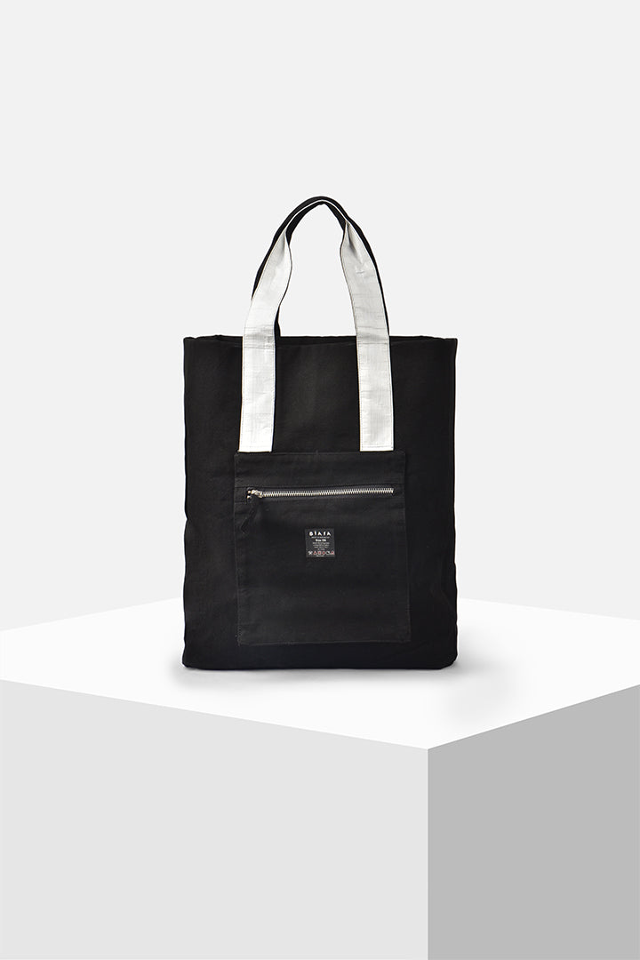 Bucket - Dual fabric reversible tote