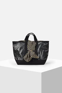 Gerda - Terpal Tote Bag with Block Printed Patch