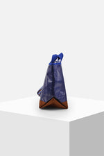 Gerda - Terpal Tote Bag with Block Printed Patch