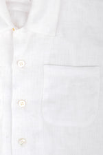 Meet Me for Lunch - Linen short sleeved shirt