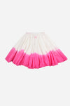 Flutterby - Ombre dip dye skirt