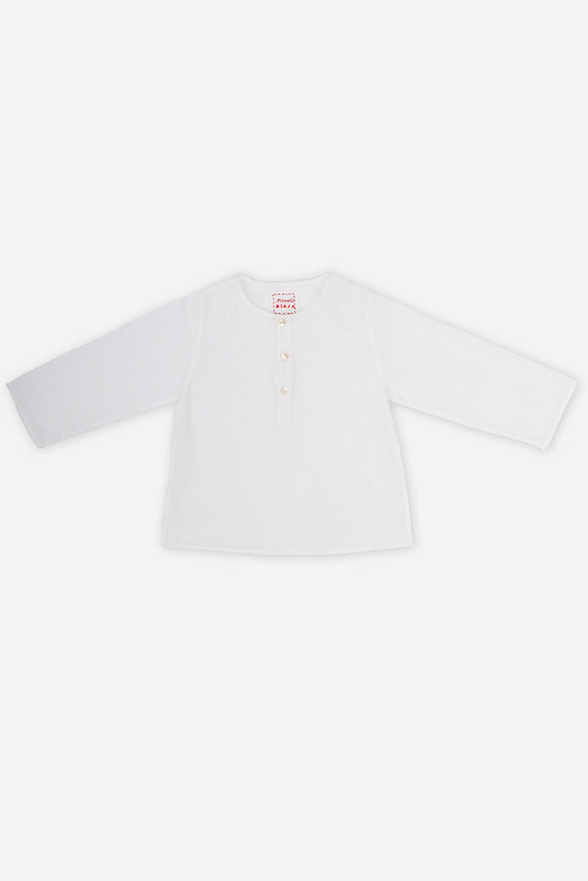Mini Me - Cotton stripe short kurta