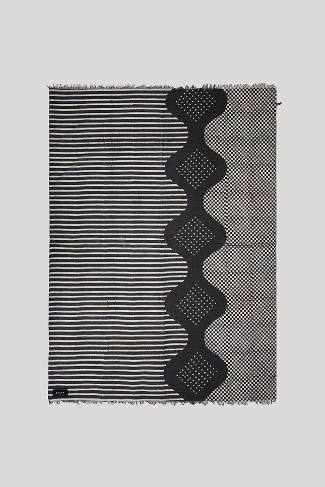 Evelyn - Batik Stripe and Poleng Sarong