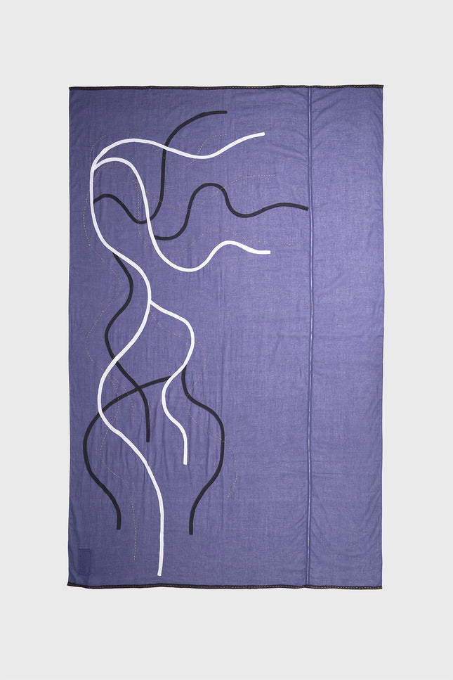 Haerleen - Abstract Hand Cut Appliqué Sarong