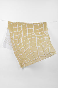 Hareleah - Hand cut appliqué check sarong