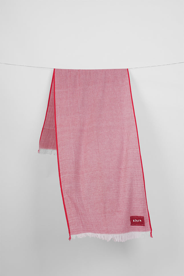 Arhaan - Cotton Herringbone Handloomed Scarf