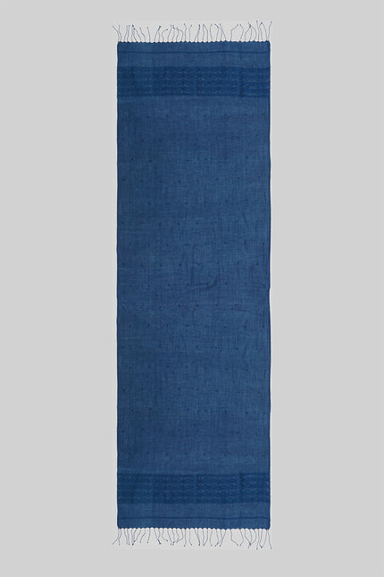 Divij - Indigo Khadi Scarf