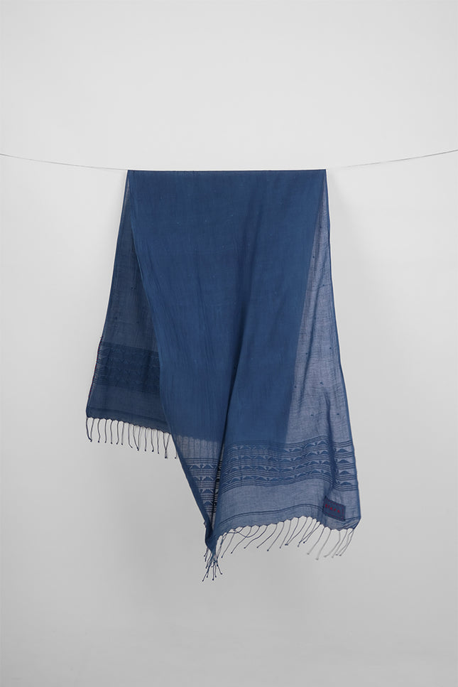 Divij - Indigo Khadi Scarf