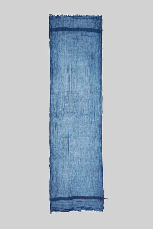 Divit - Indigo silk cotton dupatta scarf