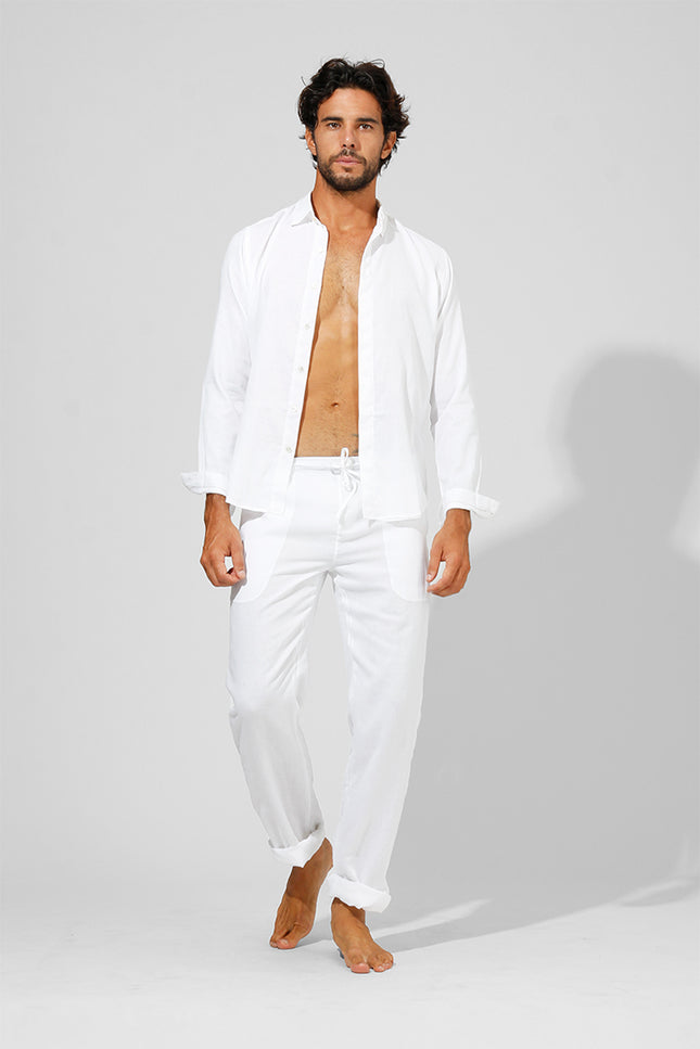 Remo - Reversible Cotton Trousers