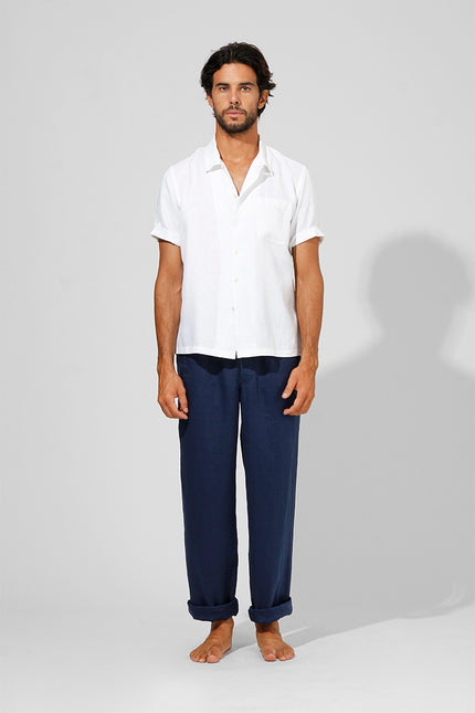 Camp - Classic Short Sleeve Linen Shirt