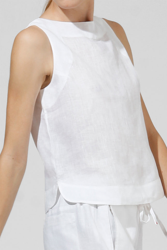 Vanna - Square Cut Sleeveless Top