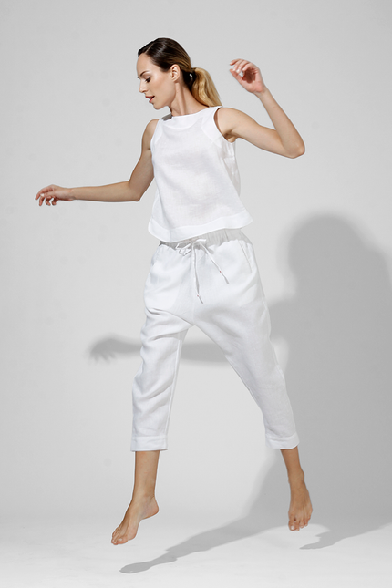 Vanna - Square Cut Sleeveless Top