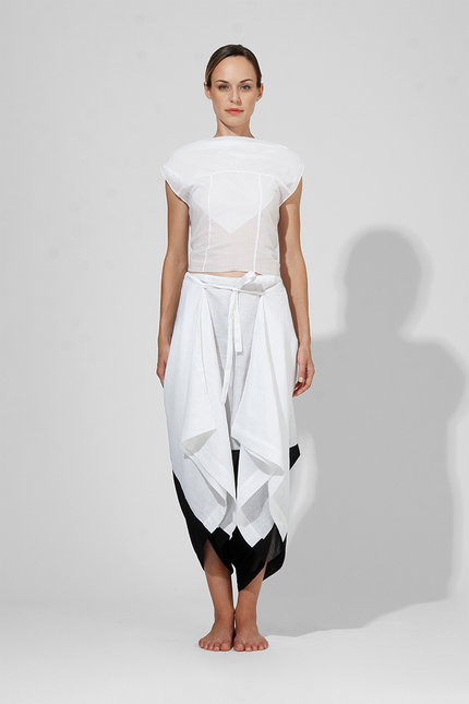 Triangle - Triangle Transformable Wrap Top