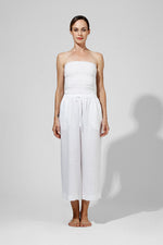 Neva - Wide leg drawstring pants with pockets