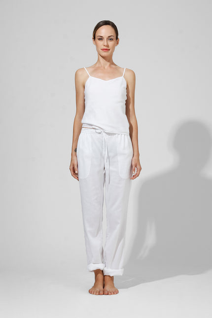 Doppia - Double Layer Casual Long Pants