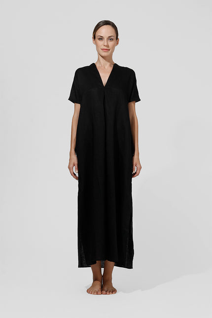 Maejo - Long kaftan with v-neck