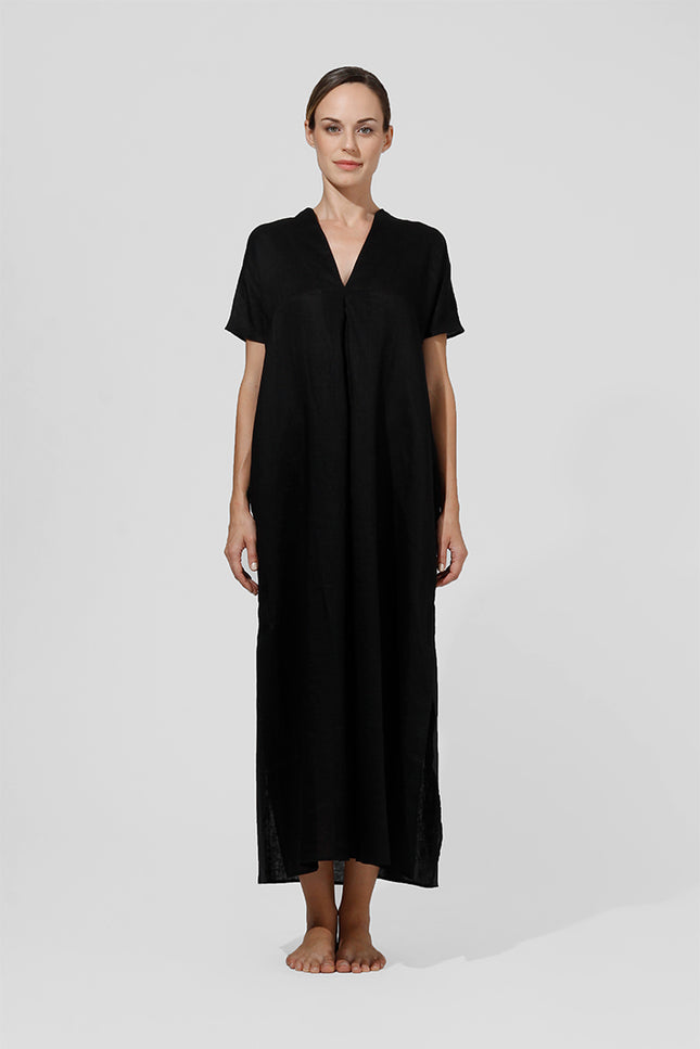 Maejo - Long kaftan with v-neck