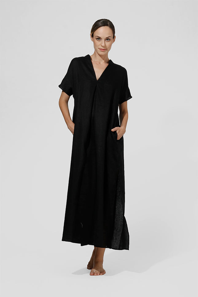 Maejo - Long Kaftan with N-neck