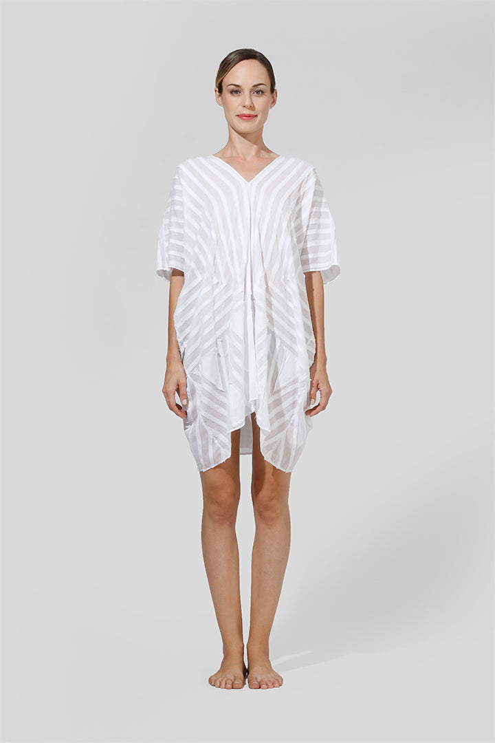 Ayleen - Oversized tunic with graphic appliqué